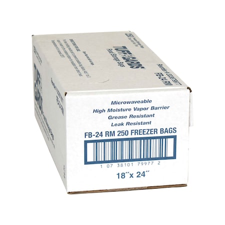 Tuffgards High Density Roll Puff 18"x24" Freezer Storage Bag, PK250 303679977